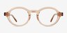 Kai Crystal Light Brown AcetateEyeglass Frames from EyeBuyDirect, Front View