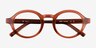 Kai Brown AcetateEyeglass Frames from EyeBuyDirect, Closed View