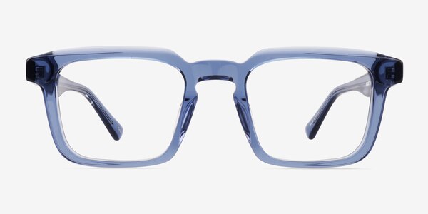 Beck Crystal Blue Acétate Montures de lunettes de vue