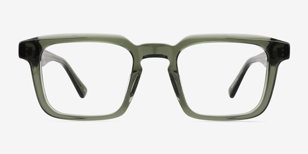 Beck Crystal Green Acétate Montures de lunettes de vue
