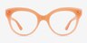 Briar Orange AcetateEyeglass Frames from EyeBuyDirect, Front View