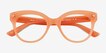 Briar Orange Alternative MaterialsEyeglass Frames from EyeBuyDirect, Closed View