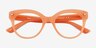 Briar Orange AcetateEyeglass Frames from EyeBuyDirect, Closed View