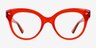Briar Crystal Red AcetateEyeglass Frames from EyeBuyDirect, Front View