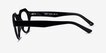 Remy Black Alternative MaterialsEyeglass Frames from EyeBuyDirect, Side View