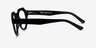 Remy Black AcetateEyeglass Frames from EyeBuyDirect, Side View
