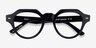 Remy Black AcetateEyeglass Frames from EyeBuyDirect, Closed View