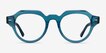 Remy Crystal Blue Alternative MaterialsEyeglass Frames from EyeBuyDirect, Front View