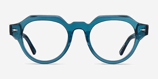 Remy Crystal Blue Acetate Eyeglass Frames