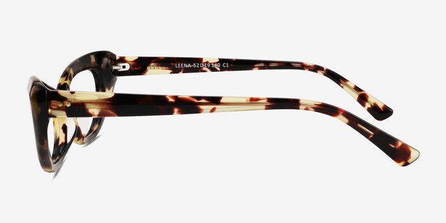Leena Spotty Tortoise AcetateEyeglass Frames from EyeBuyDirect, Side View