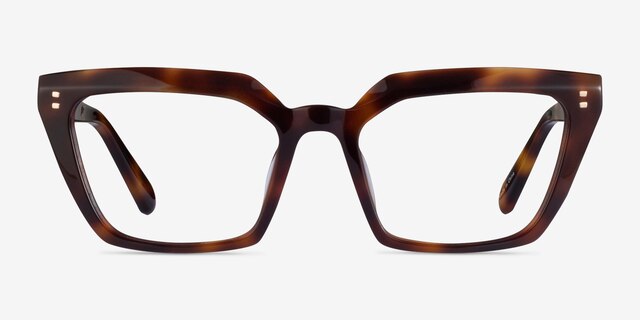 Caitlin Tortoise AcetateEyeglass Frames from EyeBuyDirect, Front View