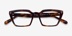 Caitlin Écailles Acétate Montures de lunettes de vue d'EyeBuyDirect, Vue Rapprochée