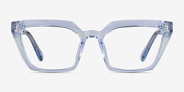 Caitlin Crystal Light Blue Acetate Eyeglass Frames