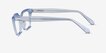 Caitlin Crystal Light Blue AcetateEyeglass Frames from EyeBuyDirect, Side View