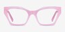 Elisa Pink AcetateEyeglass Frames from EyeBuyDirect, Front View
