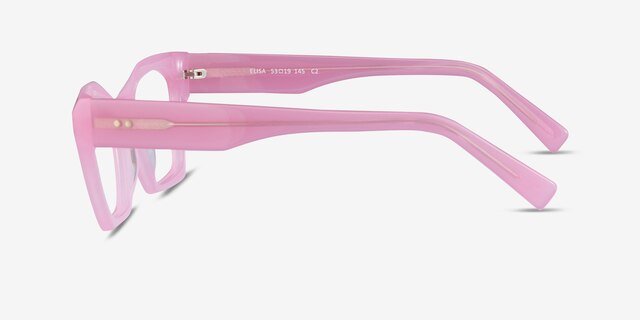Elisa Pink AcetateEyeglass Frames from EyeBuyDirect, Side View
