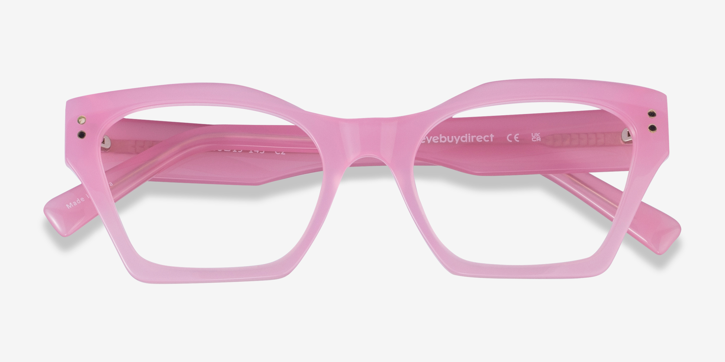 Elisa Cat Eye Pink Full Rim Eyeglasses | Eyebuydirect