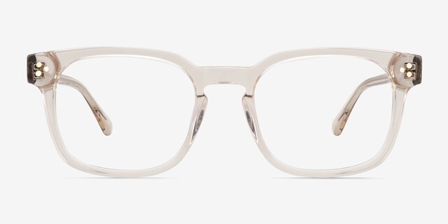 Dreams Crystal Brown AcetateEyeglass Frames from EyeBuyDirect, Front View