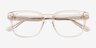 Dreams Crystal Brown AcetateEyeglass Frames from EyeBuyDirect, Closed View