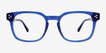 Dreams Crystal Blue AcetateEyeglass Frames from EyeBuyDirect, Front View