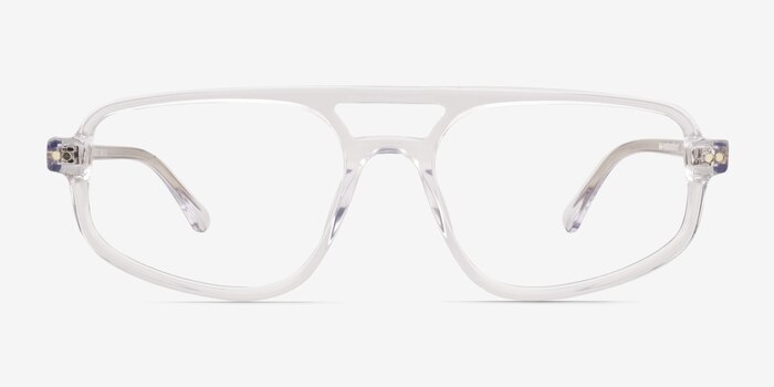 Meditate Crystal Clear Acetate Eyeglass Frames from EyeBuyDirect