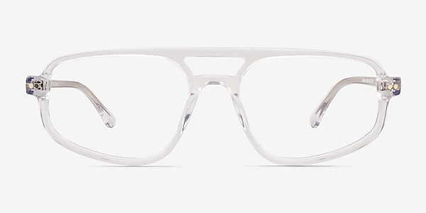 Meditate Crystal Clear Acetate Eyeglass Frames