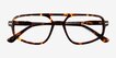 Meditate Tortoise AcetateEyeglass Frames from EyeBuyDirect, Closed View