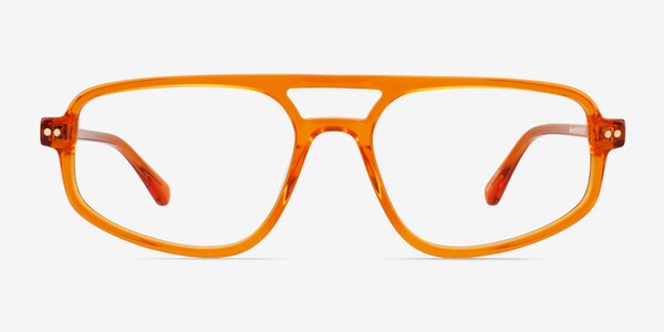 Meditate Crystal Orange Acétate Montures de lunettes de vue