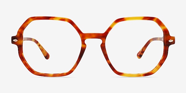 Attract Orange Tortoise Acetate Eyeglass Frames