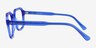 Kismet Crystal Blue AcetateEyeglass Frames from EyeBuyDirect, Side View