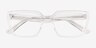 Wisdom Clear AcetateEyeglass Frames from EyeBuyDirect, Closed View