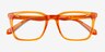 Ambition Crystal Orange AcetateEyeglass Frames from EyeBuyDirect, Closed View