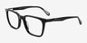 Ambition Black AcetateEyeglass Frames from EyeBuyDirect, Angle View