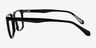 Ambition Black AcetateEyeglass Frames from EyeBuyDirect, Side View