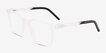 Accelerate Matte Clear PlasticEyeglass Frames from EyeBuyDirect, Angle View