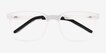Accelerate Matte Clear PlasticEyeglass Frames from EyeBuyDirect, Closed View