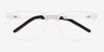 Accelerate Matte Clear PlasticEyeglass Frames from EyeBuyDirect, Closed View
