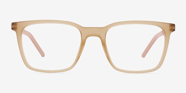 Accelerate Matte Crystal Brown Plastic Eyeglass Frames