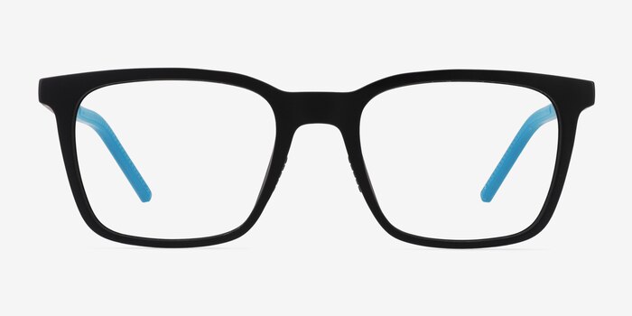 Accelerate Matte Black Plastic Eyeglass Frames from EyeBuyDirect