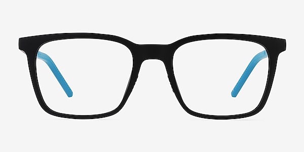 Accelerate Matte Black Plastic Eyeglass Frames