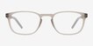 Attain Matte Crystal Gray PlasticEyeglass Frames from EyeBuyDirect, Front View