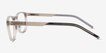 Attain Matte Crystal Gray PlasticEyeglass Frames from EyeBuyDirect, Side View