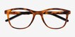 Upward Matte Tortoise PlasticEyeglass Frames from EyeBuyDirect, Closed View