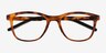 Upward Matte Tortoise PlasticEyeglass Frames from EyeBuyDirect, Closed View