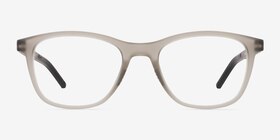 Upward Matte Crystal Gray Plastique Montures de lunettes de vue d'EyeBuyDirect, Vue de Face