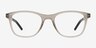 Upward Matte Crystal Gray PlasticEyeglass Frames from EyeBuyDirect, Front View