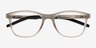Upward Matte Crystal Gray PlasticEyeglass Frames from EyeBuyDirect, Closed View