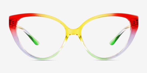 Pride On Multicolore Plastique Montures de lunettes de vue