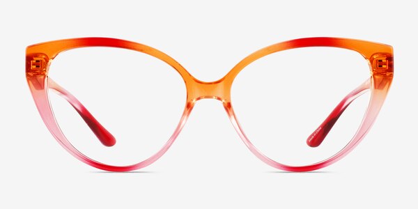 Pride On Orange Pink Plastique Montures de lunettes de vue