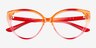 Pride On Orange Pink PlasticEyeglass Frames from EyeBuyDirect, Closed View